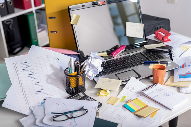 Disorganisation and clutter have a cumulative effect on our brains, which like order.